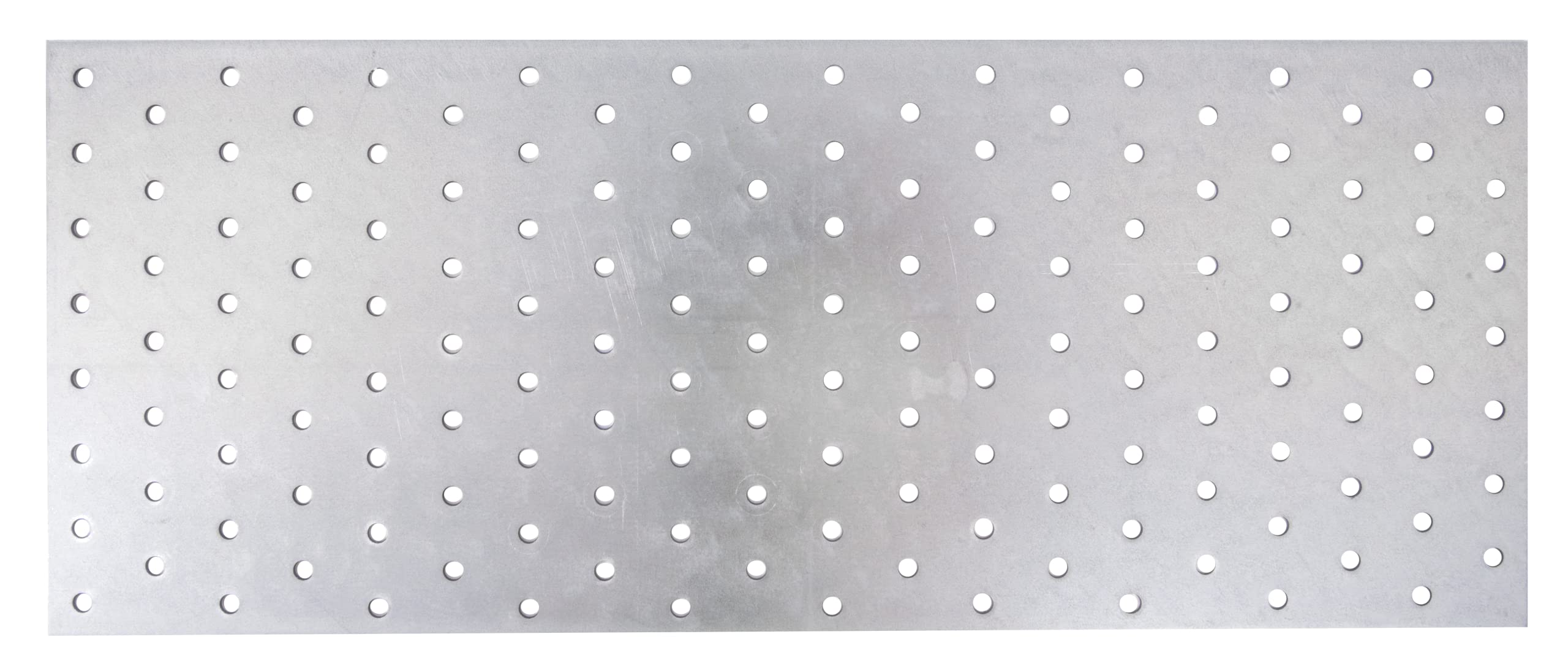 Alberts Steel 353476 Perforated Plate | Sendzimir Galvanised | 400 X 160 Mm