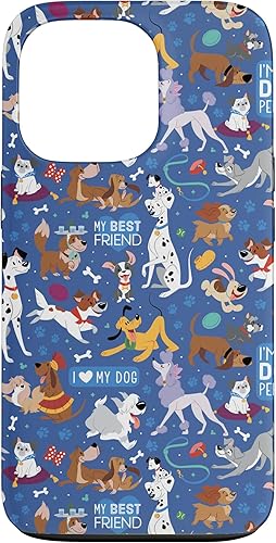 Miniatura 10 de Funda azul para iPhone 16 Disney Dogs I Love My Dog
