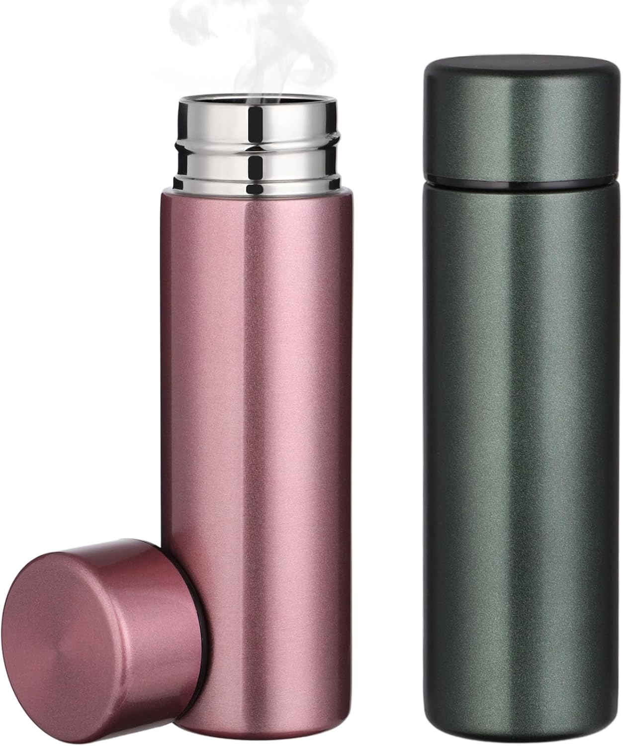 2 Pcs Mini Water Bottles, 5 Oz Mini Water Flask, Portable