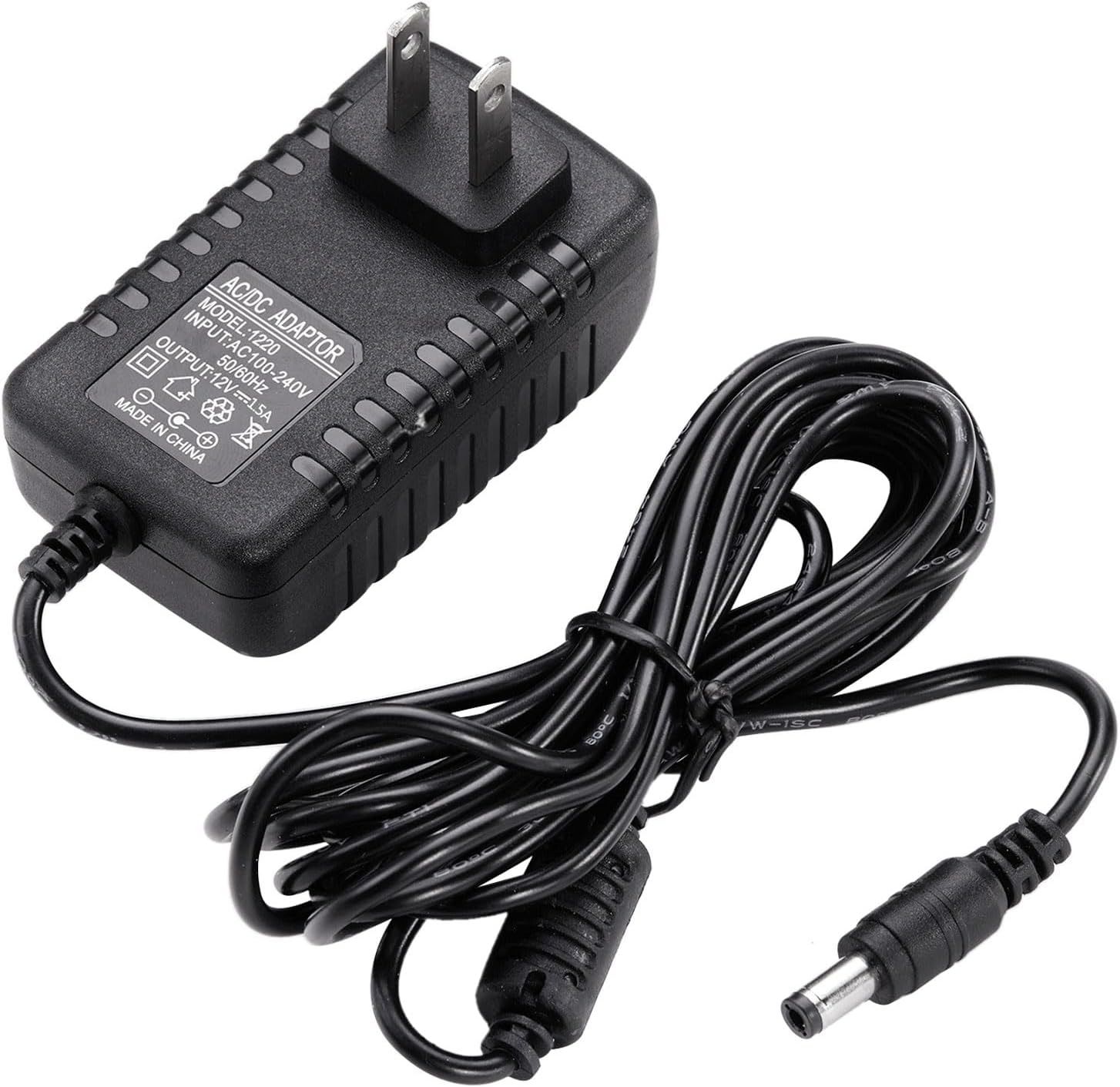 12V Power Adapter for Keyboards Compatible with Multiple