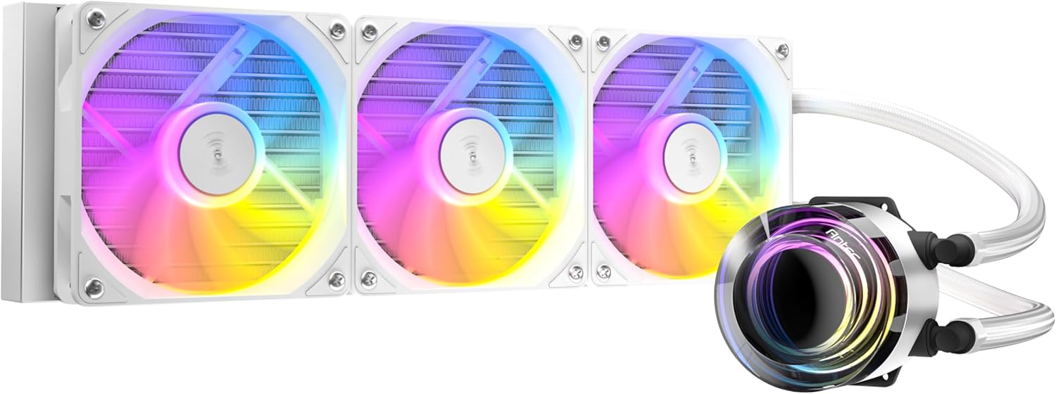 ANTEC ARGB LEDファン搭載水冷一体型ユニットCPUクーラー Vortex Lum