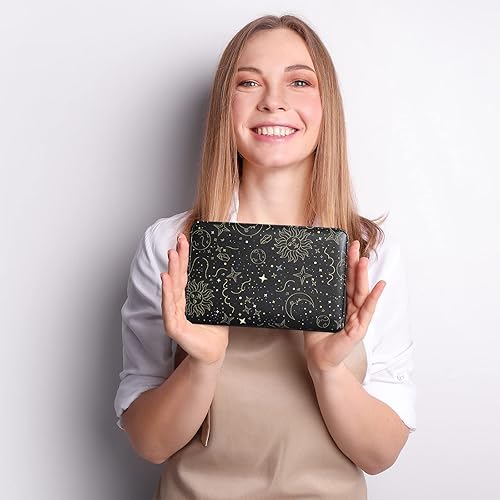 Miniatura 2 de Libro de servidor, Libro de mesera, lindos libros de servidor para meseramozo con bolsillo con cremallera, lindo organizador de libros de mesera,