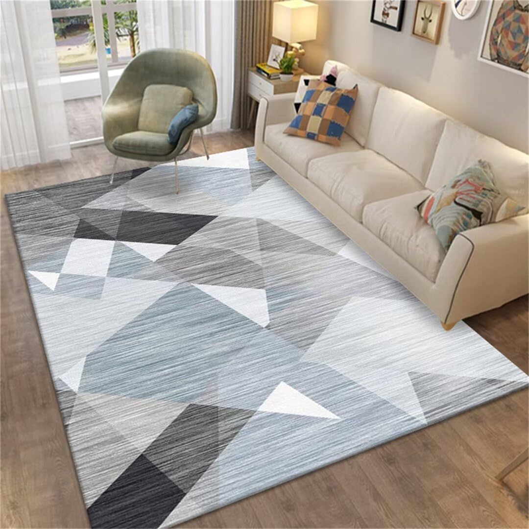 Tapis anti-glisse bleu 50x80 cm : la solution insonorisante pour sécuriser un couloir bruyant