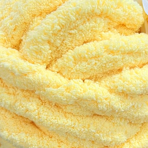 Miniatura 4 de BALAPET Paquete de 8 hilos de felpilla gruesos para ganchillo y tejer, juego de 27 yardas de 8 onzas cada madeja, hilo de felpa de terciopelo grueso