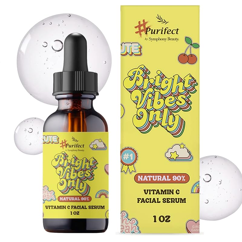 Purifect by Symphony Beauty Sérum facial com vitamina C e vitamina E, 30 mL