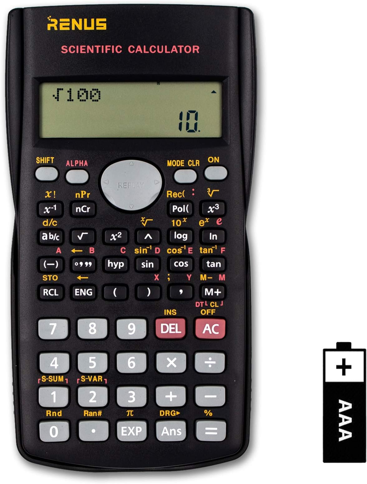 2-Line Engineering Scientific Calculator Function Calculator for Student and Teacher