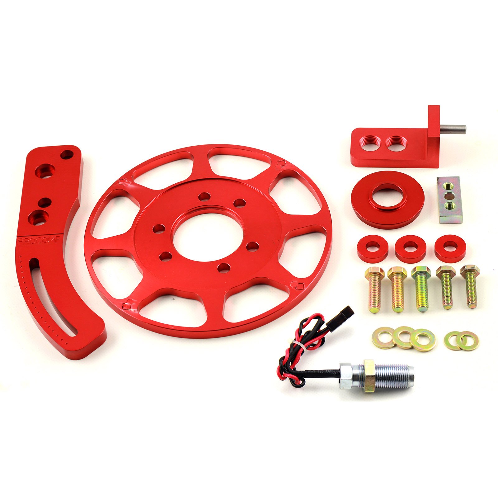 Speedmaster PCE680.1003 Compatible with Chevy BBC 454 8" Aluminum Magnetic Crank Trigger Kit