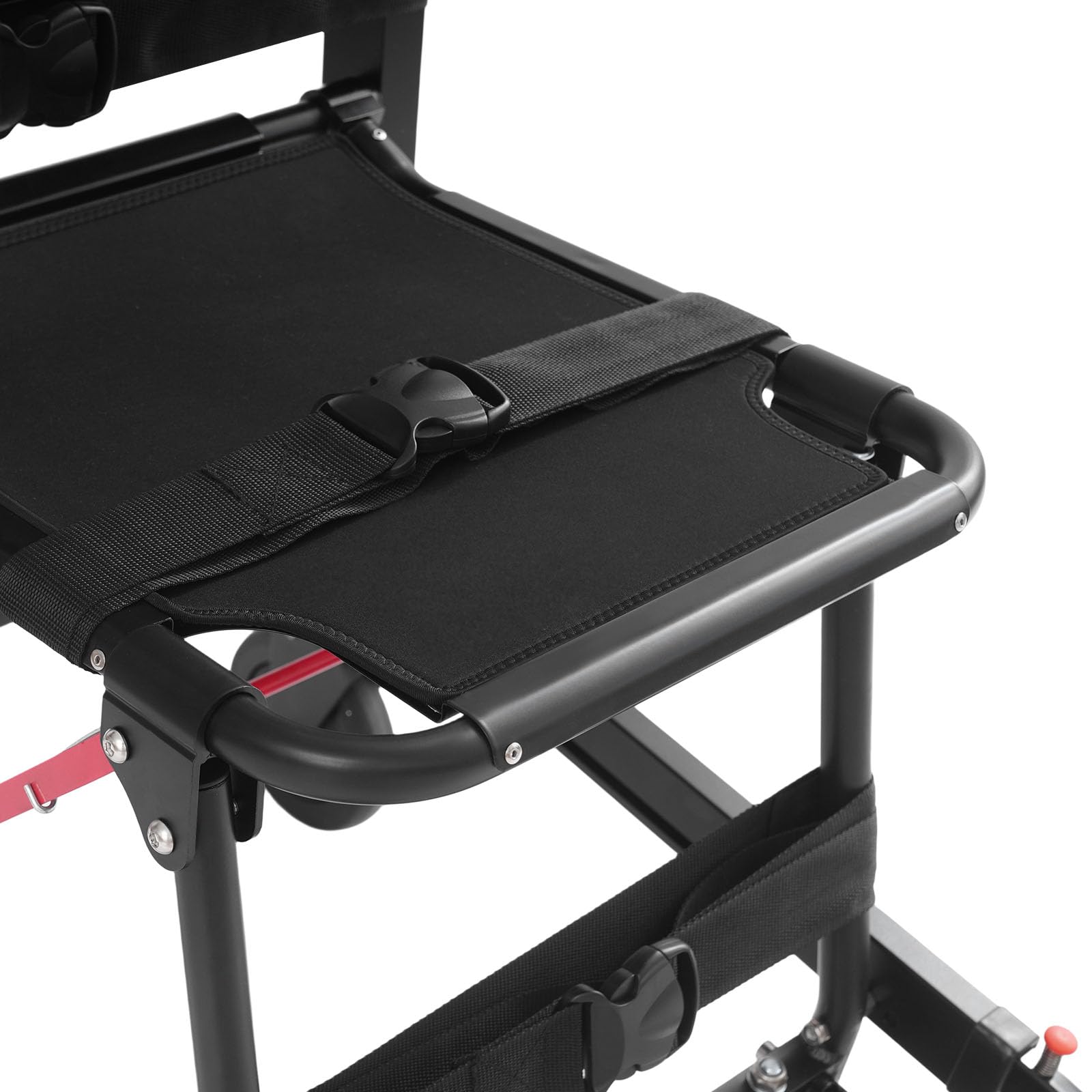 Silla de escalera plegable silla de evacuación con capacidad de carga de 180kg,Silla de ruedas de aleación de aluminio y acero al carbono con 4 ruedas,Silla de transporte para ancianos y