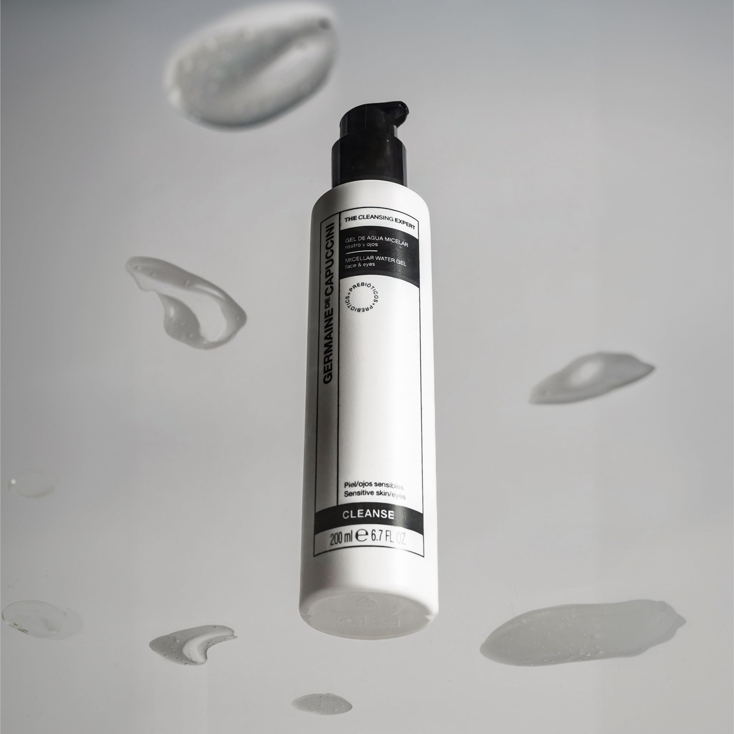 Germaine de Capuccini - The Cleansing Expert | Gel de Agua Micelar Rostro/Ojos - Sin aclarado, sin perfume - 200 ml