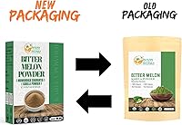 Vista 2 de Herbs Botanica Polvo de melón amargo (Karela, Momordica Charantia), 100% natural, sin OMG, sin gluten, apoya un estilo de vida saludable