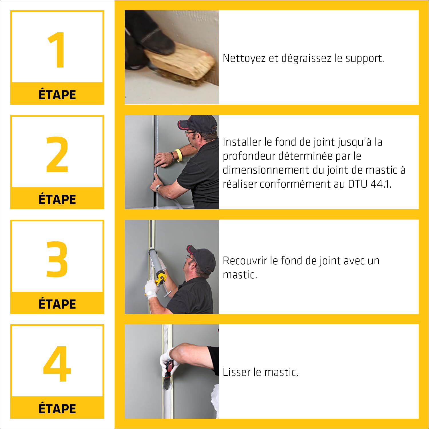 SIKA - Profilé mousse pour mastic - Fond de joints - 20mm x 50m | Délimite la profondeur du joint - Permet le serrage du mastic - Intérieur et Extérieur