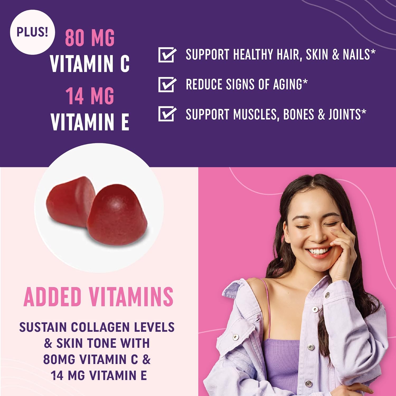 MAV Nutrition Hydrolyzed Collagen Gummies with Biotin Zinc Vitamin C and E | Hair Growth Anti Aging Skin Care & Strong Nails | 60 Collagen Supplement Gummies : Arts, Crafts & Sewing