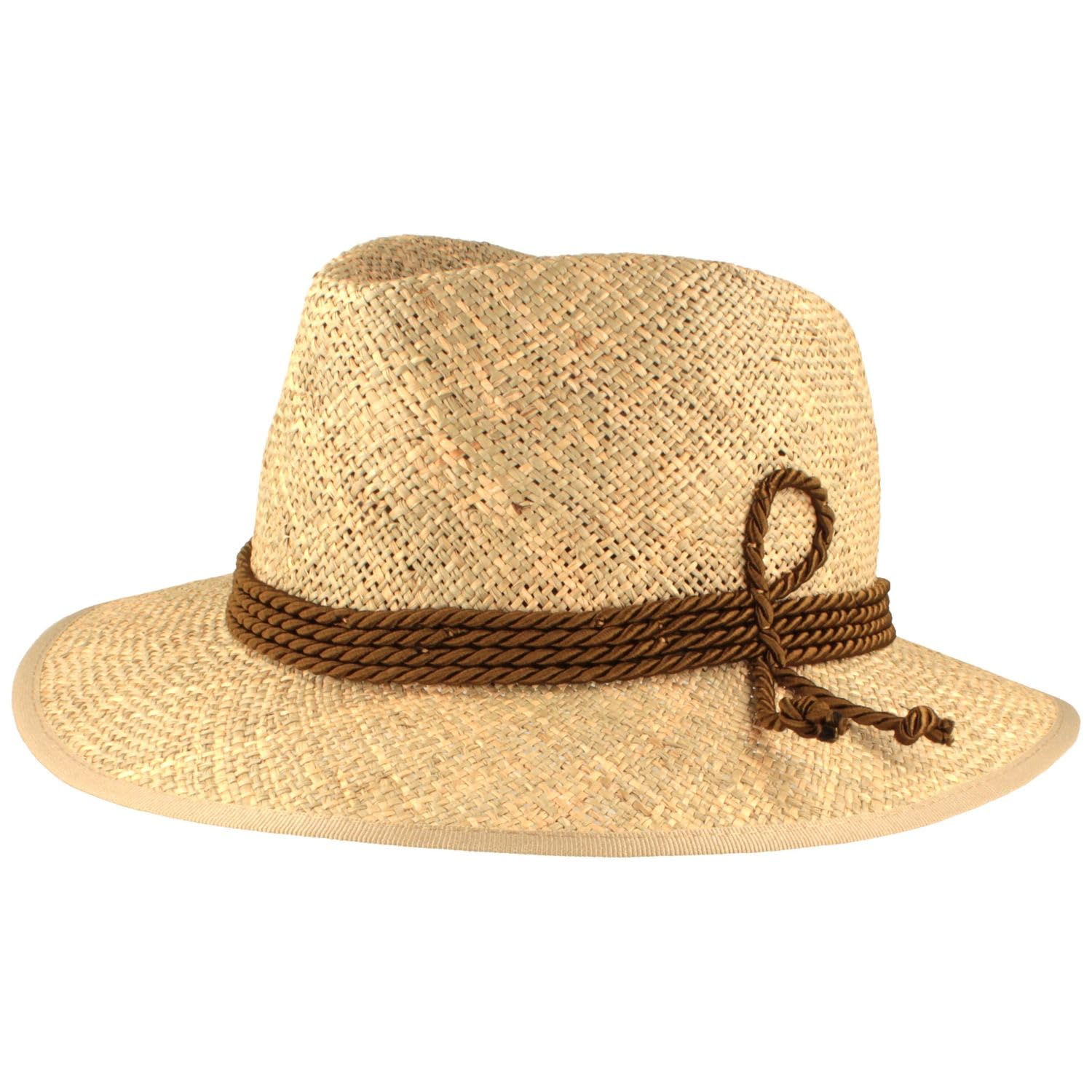 Breiter Strohhut Sommerhut Sonnenhut Bogart Stroh Hut leicht Trachtenhut