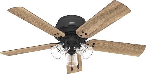 Miniatura 32 de Hunter Fan Company 52380 Shady Grove - Ventilador de techo, color plateado mate Plateado mate,Mate negro,bronce