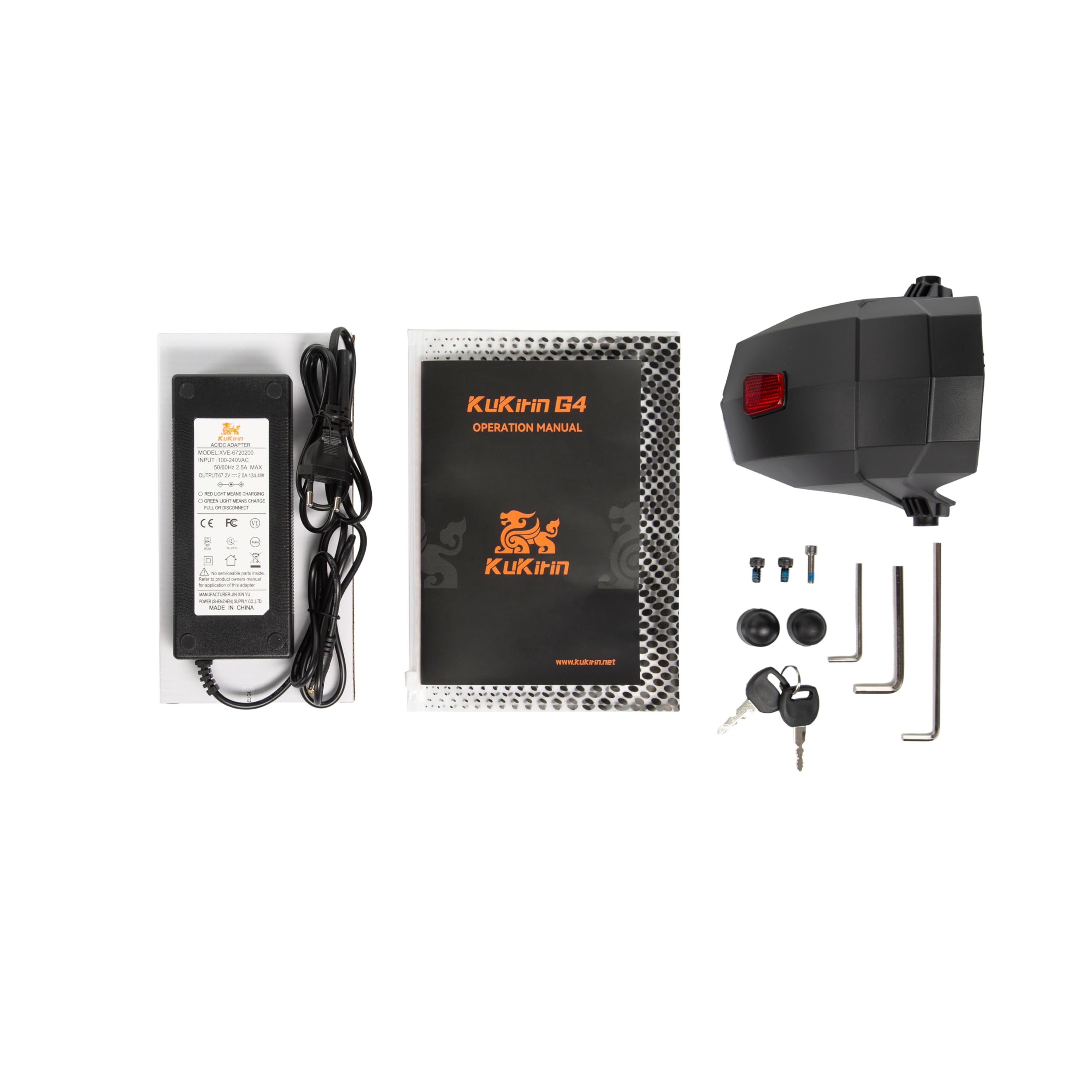 Kukirin G4 Patinete Eléctrico 2400W para Adultos, Batería 60V 20Ah, Autonomía 65–100 km, Neumáticos Off-Road 11”, Doble Suspensión, 3 Modos de Velocidad, Patinete Eléctrico Todo Terreno Plegable