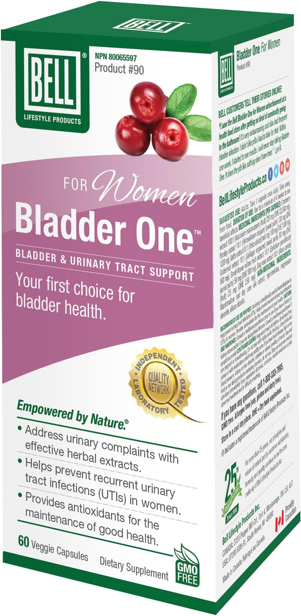 BELL Bladder One for Women (60 Caps)