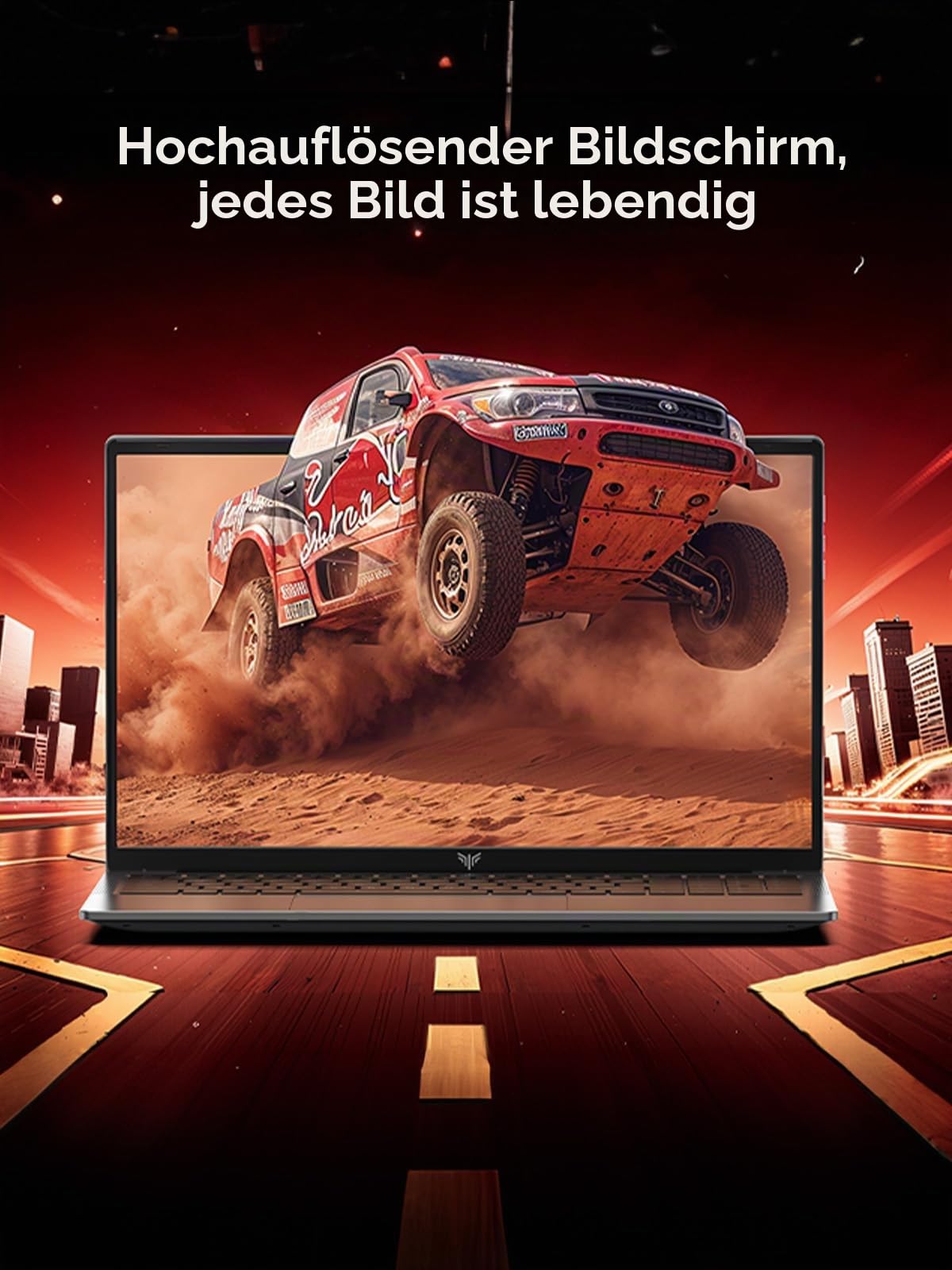 Laptop – 16-Zoll-FHD-Display-Laptop mit Ryzen 7 7730U Prozessor (bis zu 4,5 GHz), 16 GB DDR4-RAM (2 Module), 512 GB SSD-Notebook mit hintergrundbeleuchteter Tastatur, unterstützt Wi-Fi 6 | Tivique Laptop 1920 x 1200 FHD, WiFi 6, 180° faltbar, Webcam 1MP,