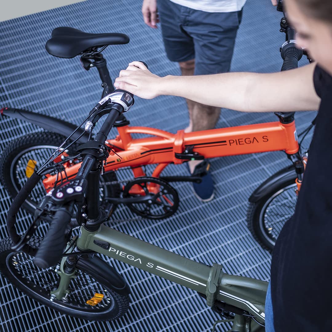 EKLETTA Bicicletta Elettrica Pieghevole - Batteria integrata nel telaio -  Telaio in alluminio (Arancio Satinato) : Amazon.it: Sport e tempo libero