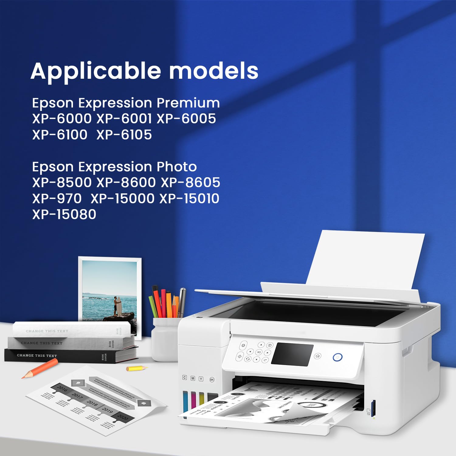 Compatibile con Scatola Manutenzione Epson T3661 C13T366100 for XP-8500 XP-8505 XP-8600 XP‑8605 XP-8700 XP-15000 XP-6000 XP-6001 XP-6005 XP-6100 XP-6105 XP-970 Stampanti