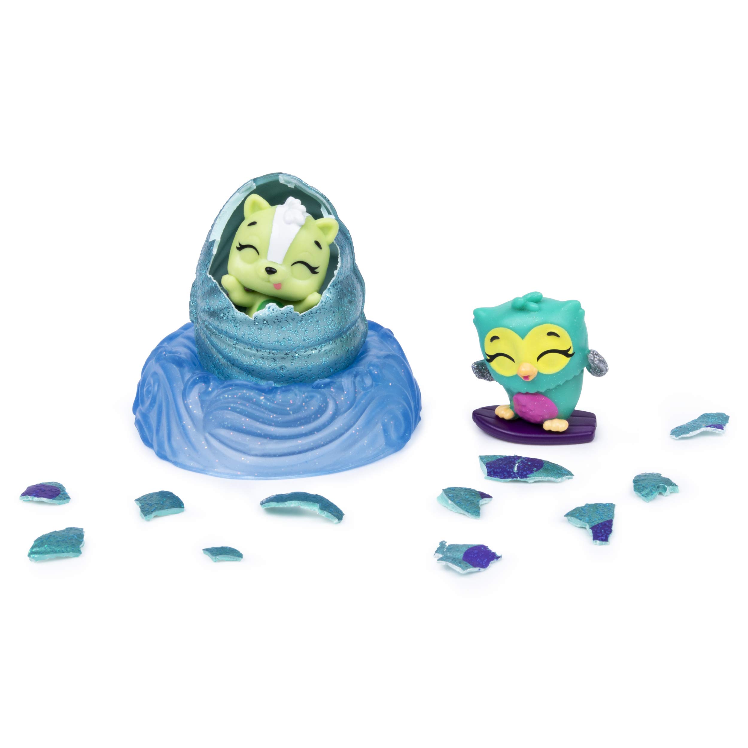 Hatchimals CollEGGtibles, Mermal Magic 2 Pack + Nest with Season 5 (Styles May Vary)