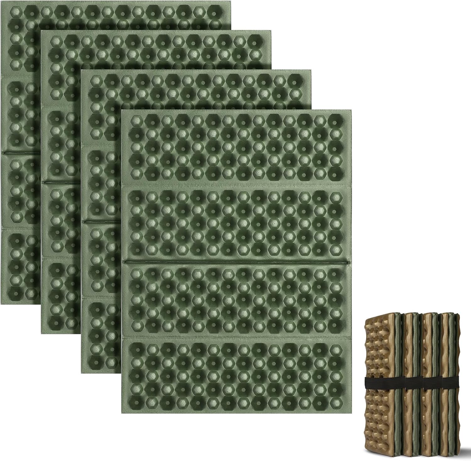 FOCHIER F Stadium Seat Pad, Camping Foam Pad, Foldable Z Stadium Seat Cushion Insulated Sitting Pad for Camping Backpacking Stadium Outdoor Picnic, Hiking, Mountaineering,Bleachers