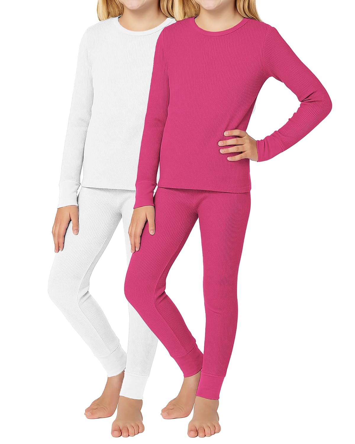 Rene Rofe Girl Waffle Thermal Underwear Top and Pant Set (2 Full Sets) - Review, Price and Buying Guide