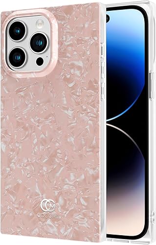 Cocomii Funda cuadrada para iPhone 1212 Pro, purpurina cuadrada, delgada, ligera, brillante, concha de nácar - Funda estética de lujo compatible con