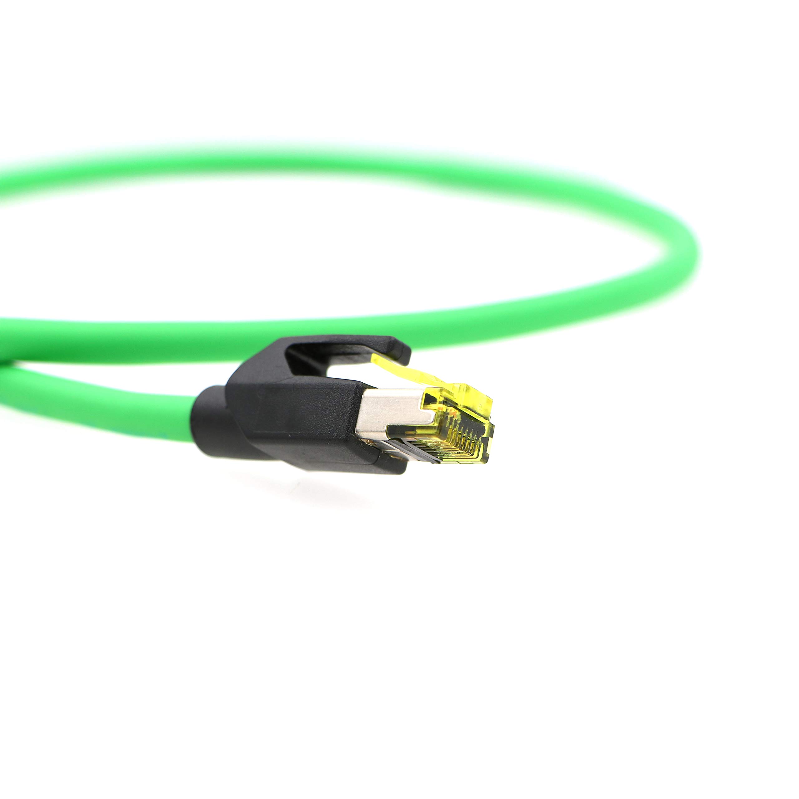 Connecteur M12 4 positions à code D vers câble Ethernet RJ45 Cat5e étanche portable 1 m