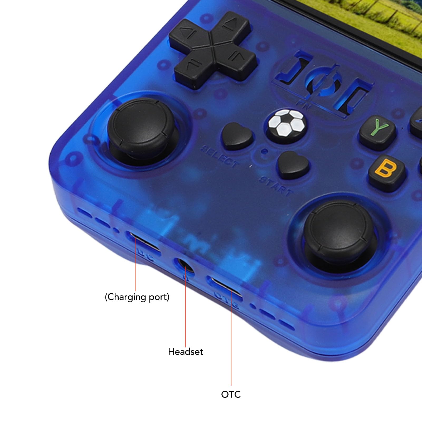 Console di Gioco Portatile, Console per Videogiochi retrò con Schermo IPS da 4 Pollici, Dispositivo di Gioco Portatile Open Source con Chip RK3326 a 64 Bit e Batteria da 4000 mAh p (128GB)