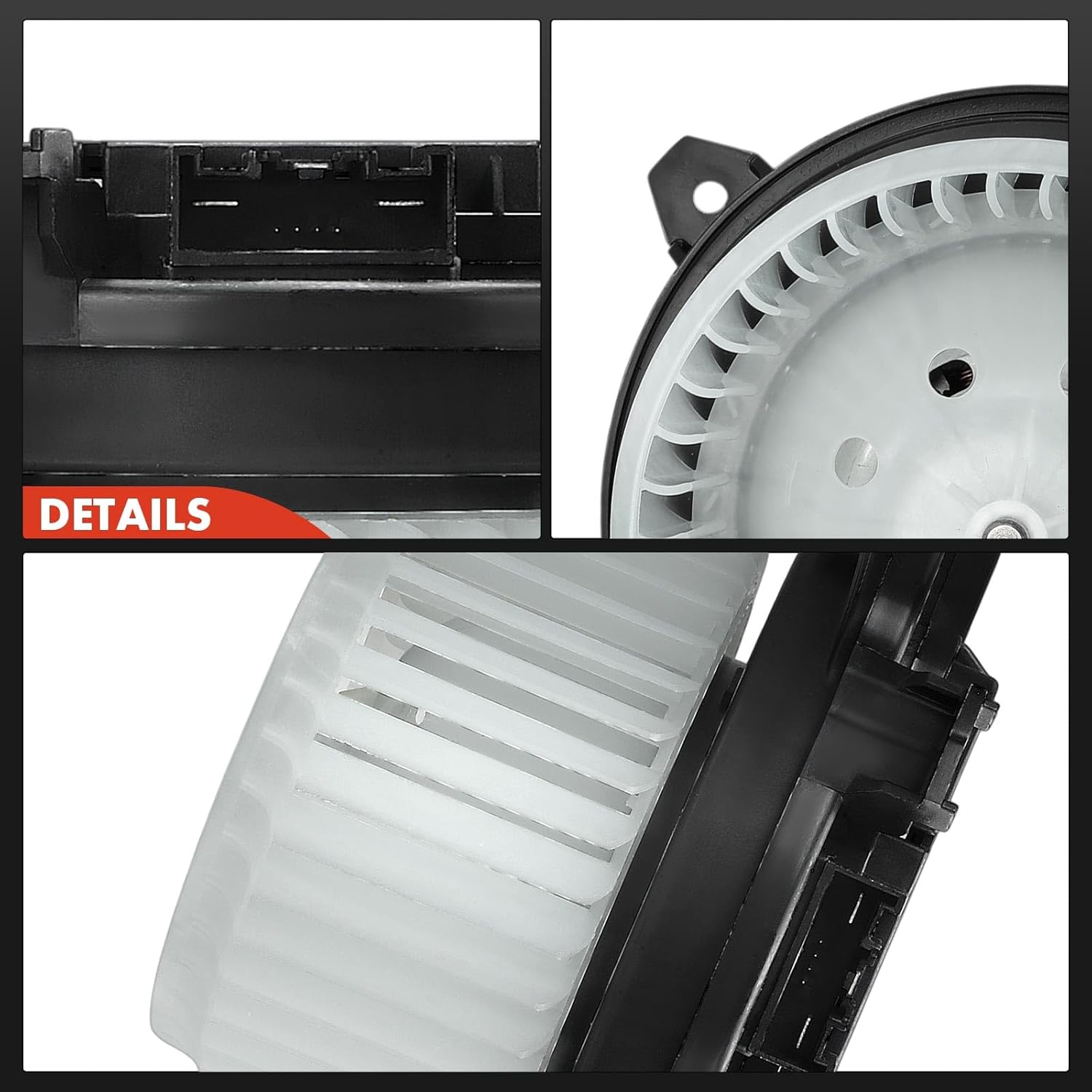 A-Premium Front HVAC Heater Blower Motor Compatible with Ford Explorer, Police Interceptor Utility & Lincoln Aviator, 2020 2021 2022 2023 2024, with Fan Cage