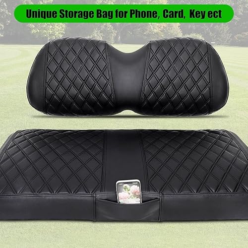 Miniatura 6 de Club Car Precedent - Fundas de asiento de carrito de golf para asiento de carrito de golf para asiento ordinario OEM, grueso, cuero marino de alta