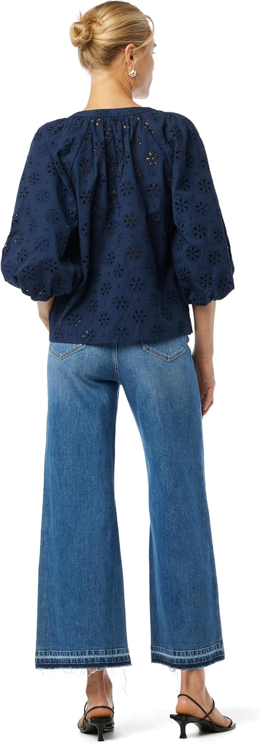 Joe's Womens The Mia High Rise Wide Leg Ankle Jean - Image 7