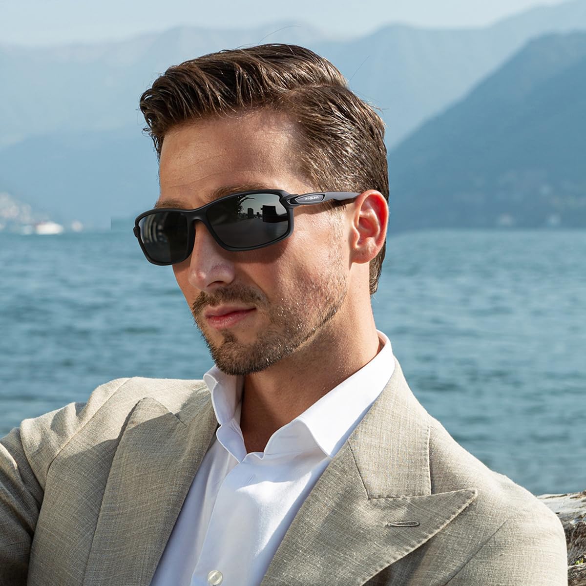 FAGUMA Ultralight Polarized Sports Sunglasses For Men Cycling Driving Fishing Running UV400 Protection - Image 7