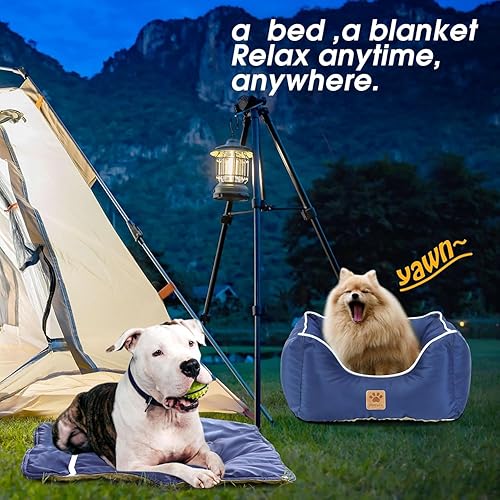 Miniatura 8 de Asiento de automóvil para perros pequeños de alta calidad, asientos de automóvil impermeables para perros pequeñosmedianos, asiento para mascotas