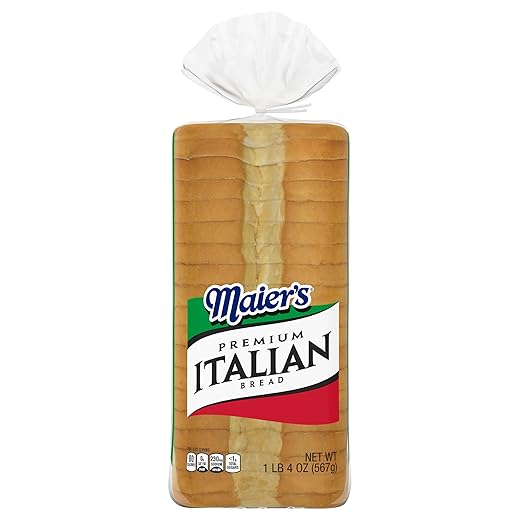 Maier's Premium Italian Bread, Bread with No High Fructose Corn Syrup, 20 Oz Loaf