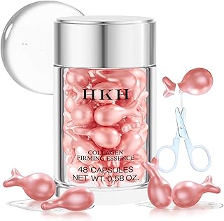 HKH Retinol Serum Capsules for Face - 48 Caps Anti-Aging Night Serum with Vitamin A & E Facial Oil for Women - Firming Smo...