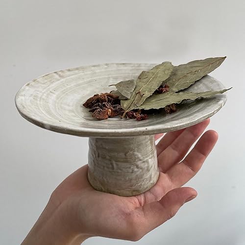 Miniatura 7 de Soporte de incienso de cerámica para varillas, soporte de quemador de incienso para decoración de mesa, 6.8 pulgadas de ancho x 3.3 pulgadas de alto