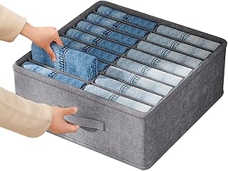 Organizador Armario Ropa,Organizadores Plegables para Armario, Cajas Organizadoras Armarios con Asa, Cajas Almacenamient...