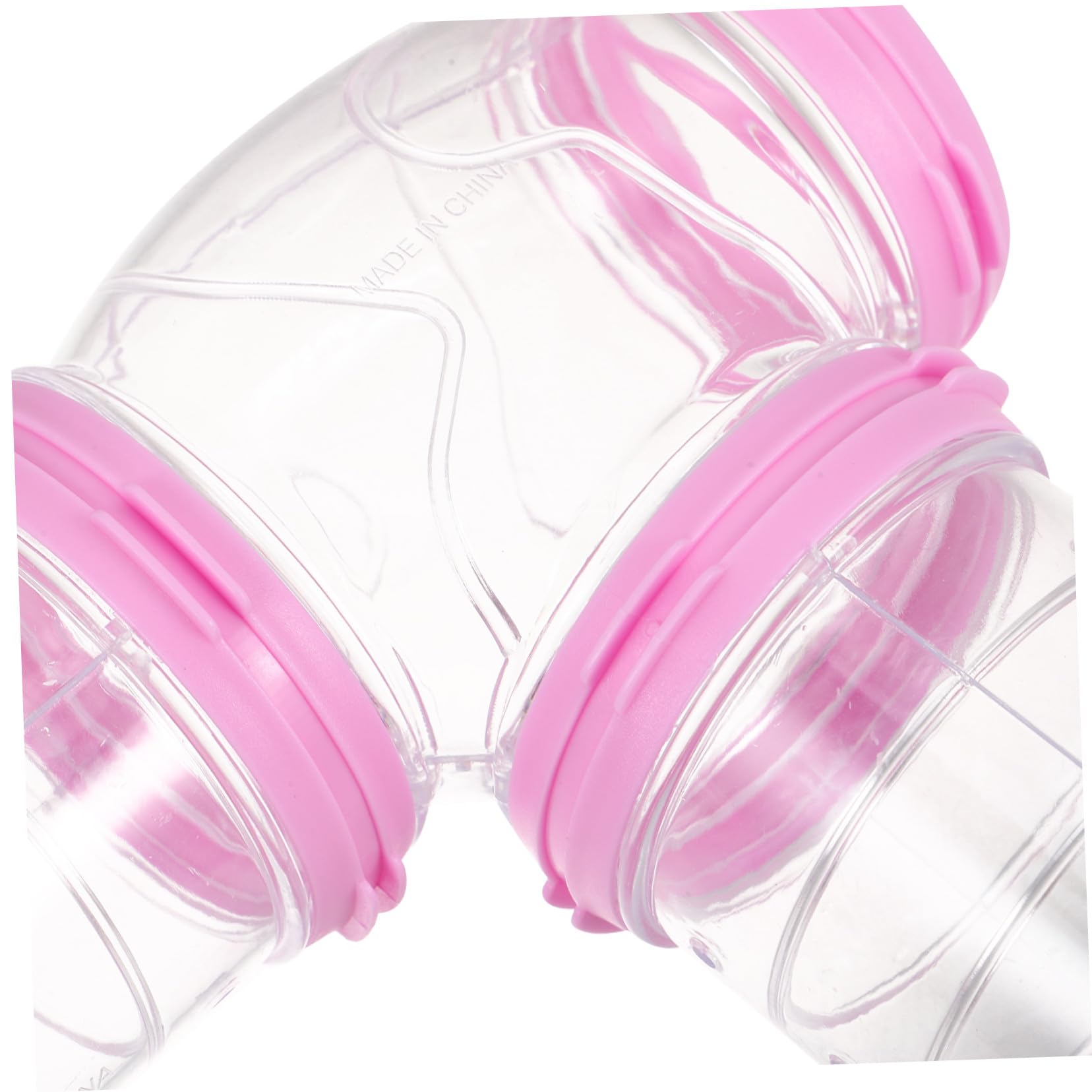 Tunnel di Gioco per Animali in Plastico Trasparente 2 Set per Criceti e Furetti, Accessori per Gabbie per Piccoli Animali Domestici