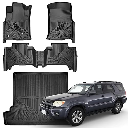 Compatible with Toyota 4Runner 2003-2009 5 Seats Floor Mats &