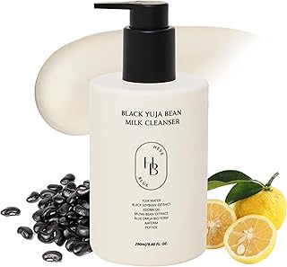 HEVEBLUE Black Yuja Bean Milk Cleanser - Piel...