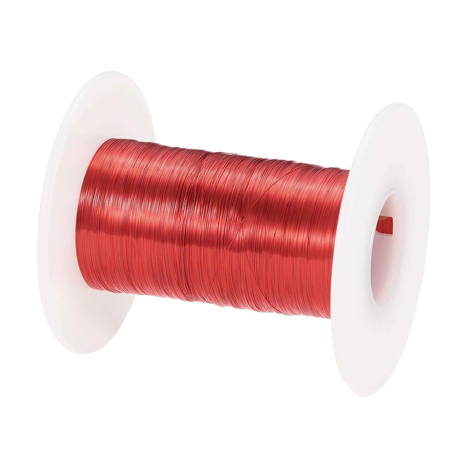 QUARKZMAN Alambre Esmaltado de Cobre 0.1mm 2346 Pies (715m) 50g Grado F 155°C para Bobinados Transformadores