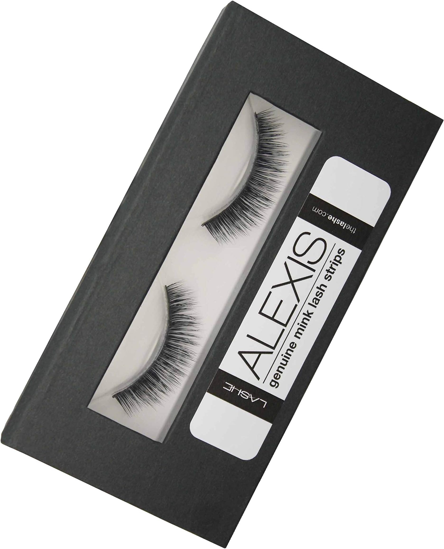 Genuine Mink Lashes, False eyelashes, Strip lashes, Fake eyelashes, Mink false eyelashes - Alexis