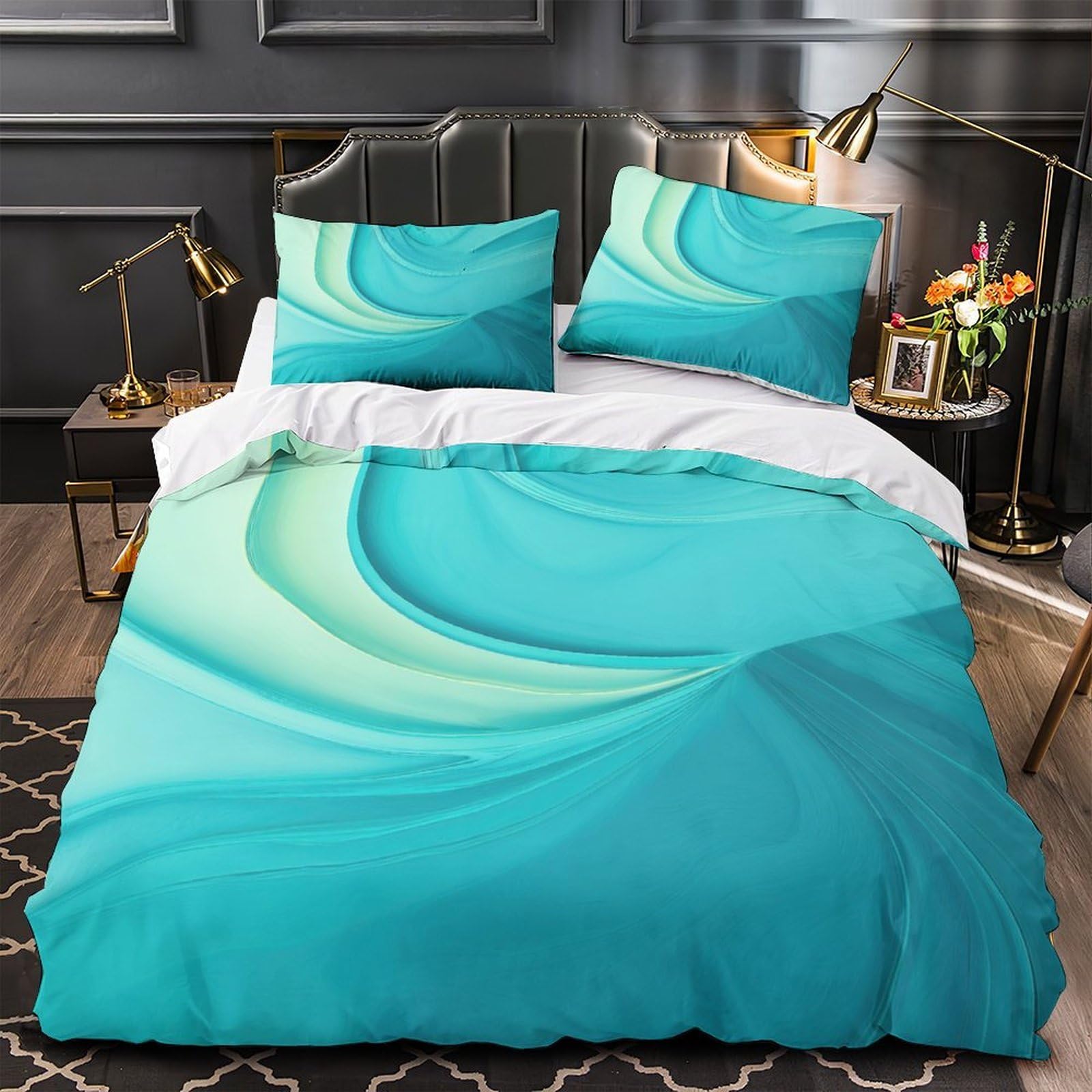 Housse de couette éléphant anti-allergie avec zip 260x220