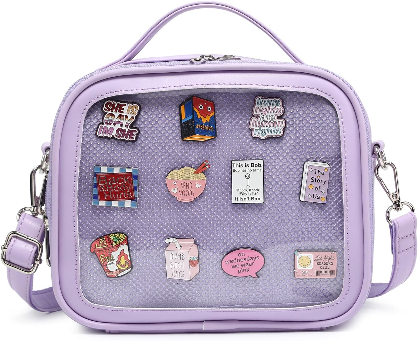 CHERRY SAUCE Ita Bag Crossbody Bag Messenger Shoulder Bags for Anime Display | for Anime Display