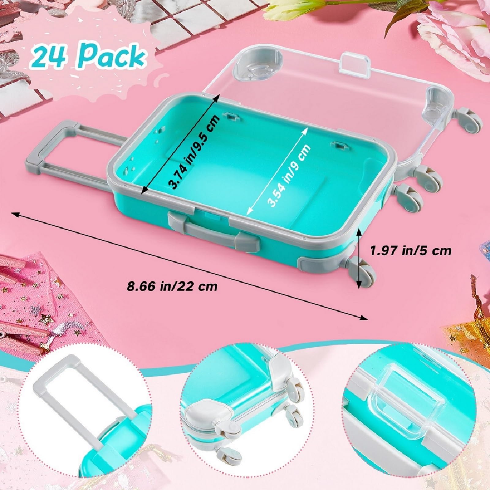 Amazon.com: Tessco for you 24 Pack Suitcase Party Favor Gift Box