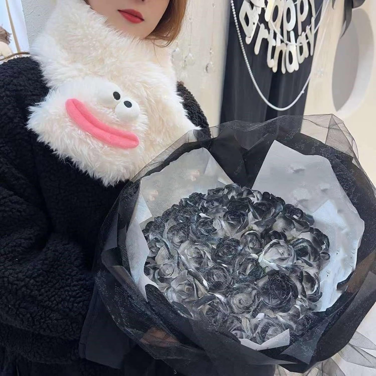 Winter Fleece Scarf Toddler Adjustable Neck Warmer Faux Furs Cross Collar Scarves Winter Girls