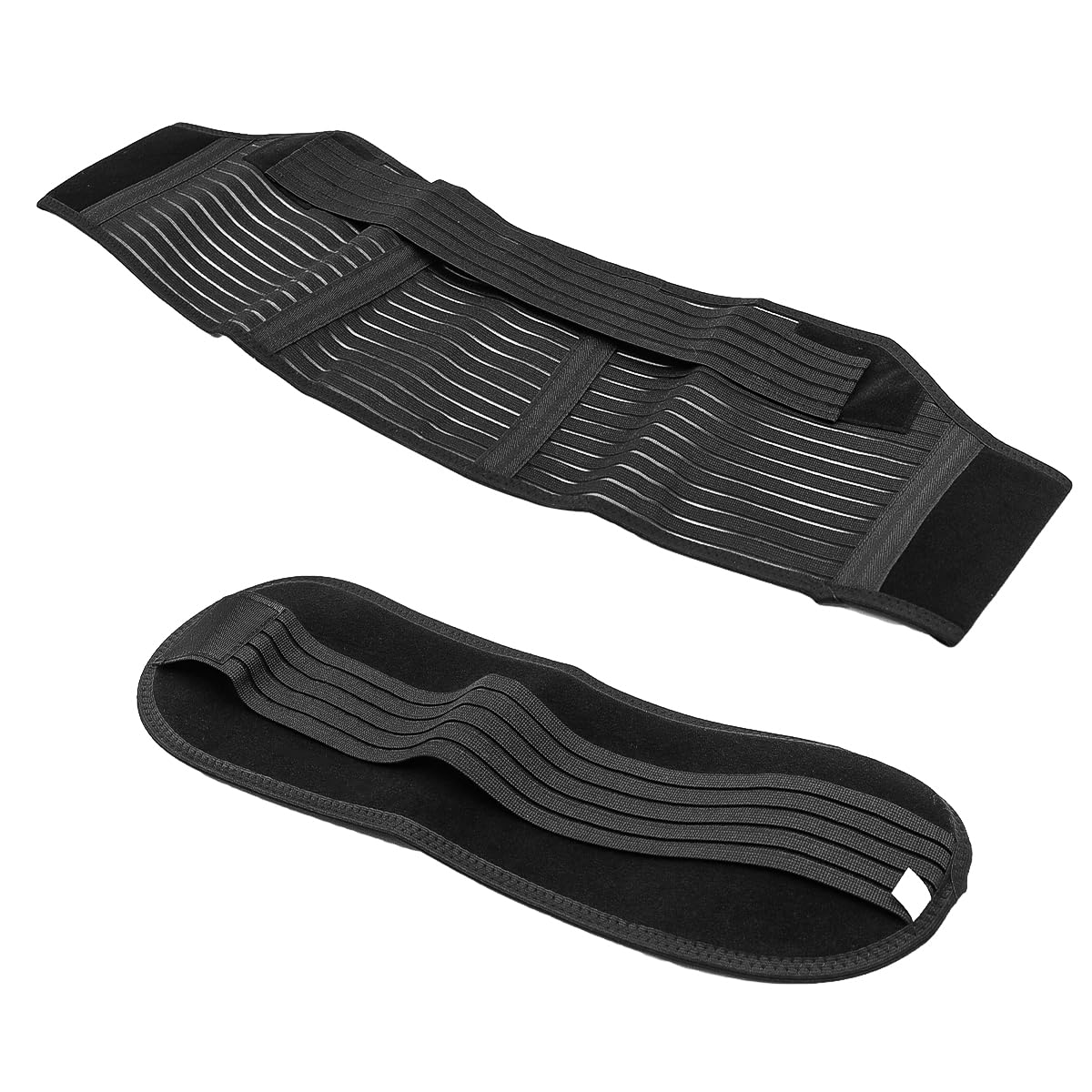 Cintura per maternità Cintura di Supporto per Gravidanza Supporto per la Schiena Lombare Fascia per la Vita Tutore per Pancia Regolabile Protezione(Nero-L)