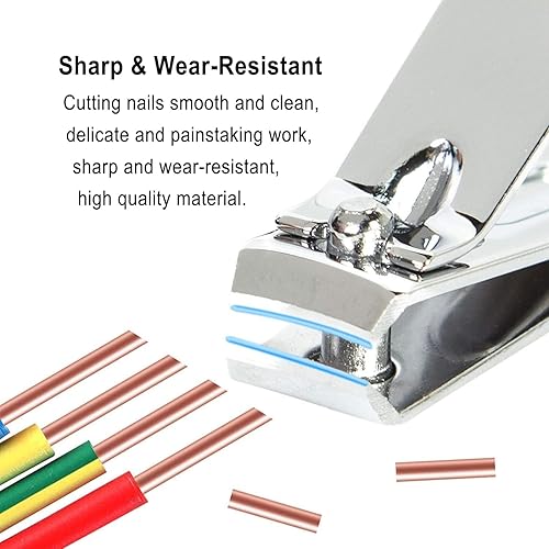 Miniatura 6 de ManicureSet - Juego de cortaúñas para mujer, kit de manicura, cortaúñas para dedos, juego de cuidado personal de viaje con estuche portátil, regalos