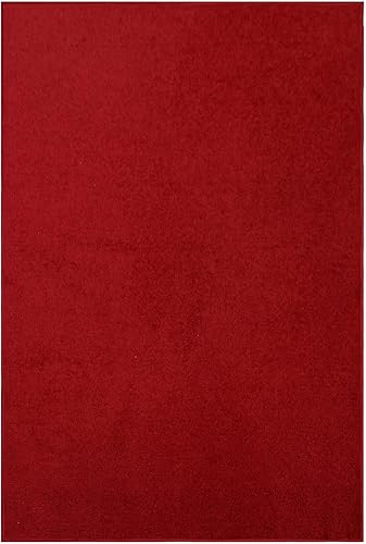 Alfombrilla de color liso, de felpa, moderna, alfombra adecuada para los niños y mascotas Fabricada en EE.UU., forma rectangular, alfombrilla ideal